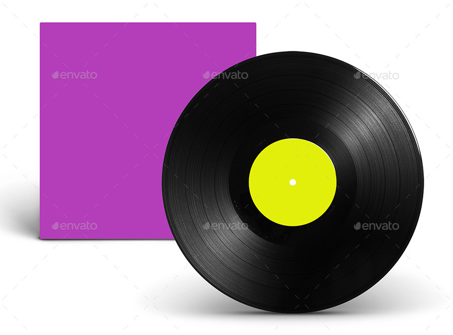 Vinyl and Cover Mockup by riyanherd | GraphicRiver